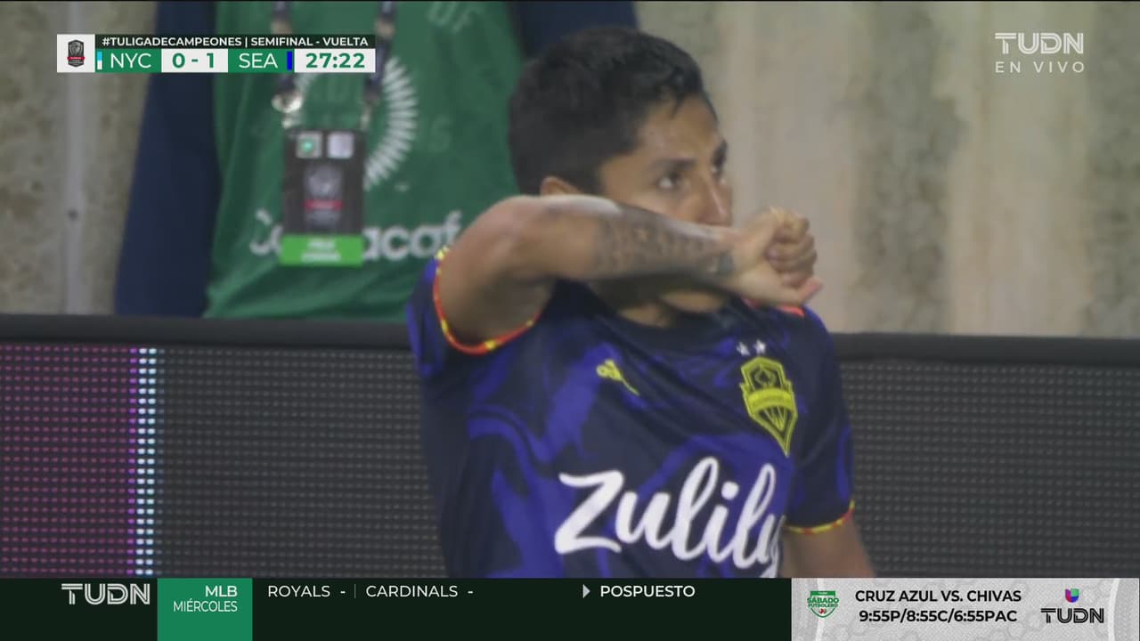 ¡La primera y adentro! Ruidíaz aumenta el global con el 0-1 de Seattle