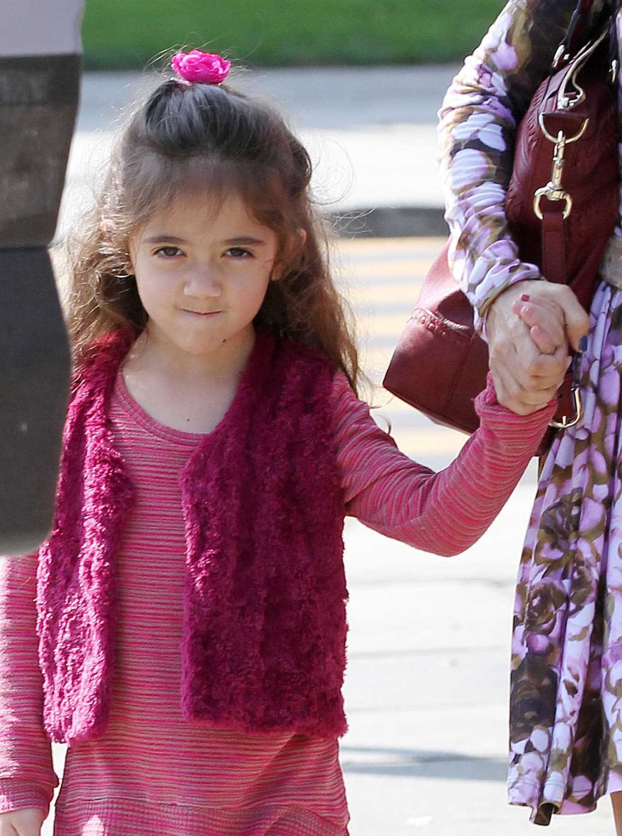 "Cuando ya nos habíamos alejado lo suficiente, miré a Valentina y le dije: 'Siento no haber sido más firme con ese niño que te ha insultado'", explicó la Hayek.