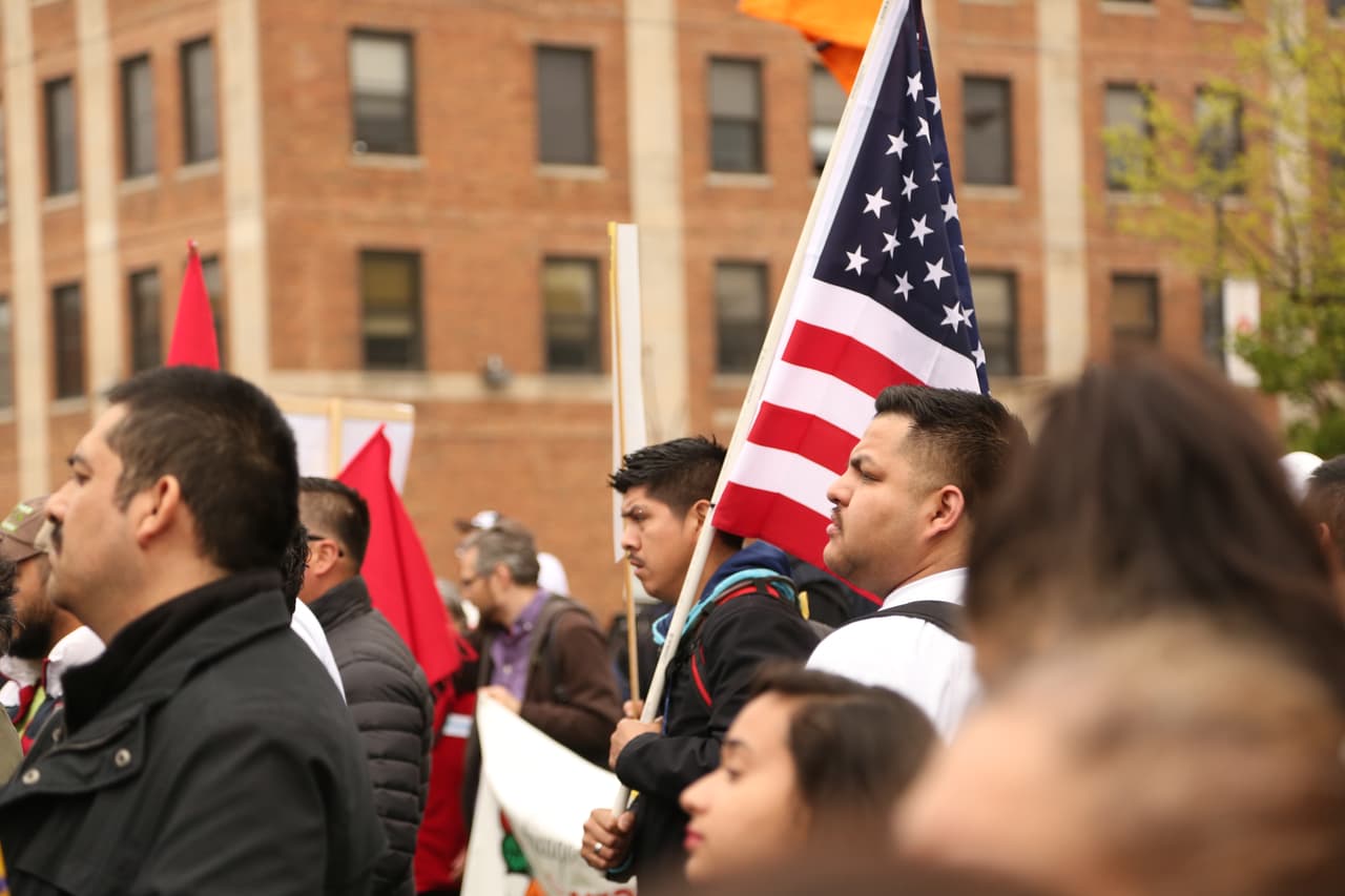 Respeto por los inmigrantes y un alto a las deportaciones.