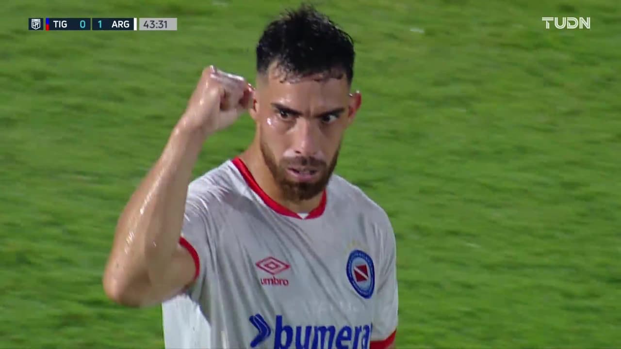 ¡Gol del 'Bicho'! Argentinos Jrs toma ventaja  sobre Tigre 0-1