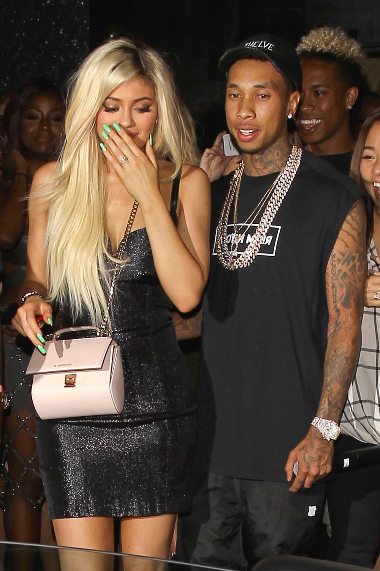 Así la sorprendió el rapero.