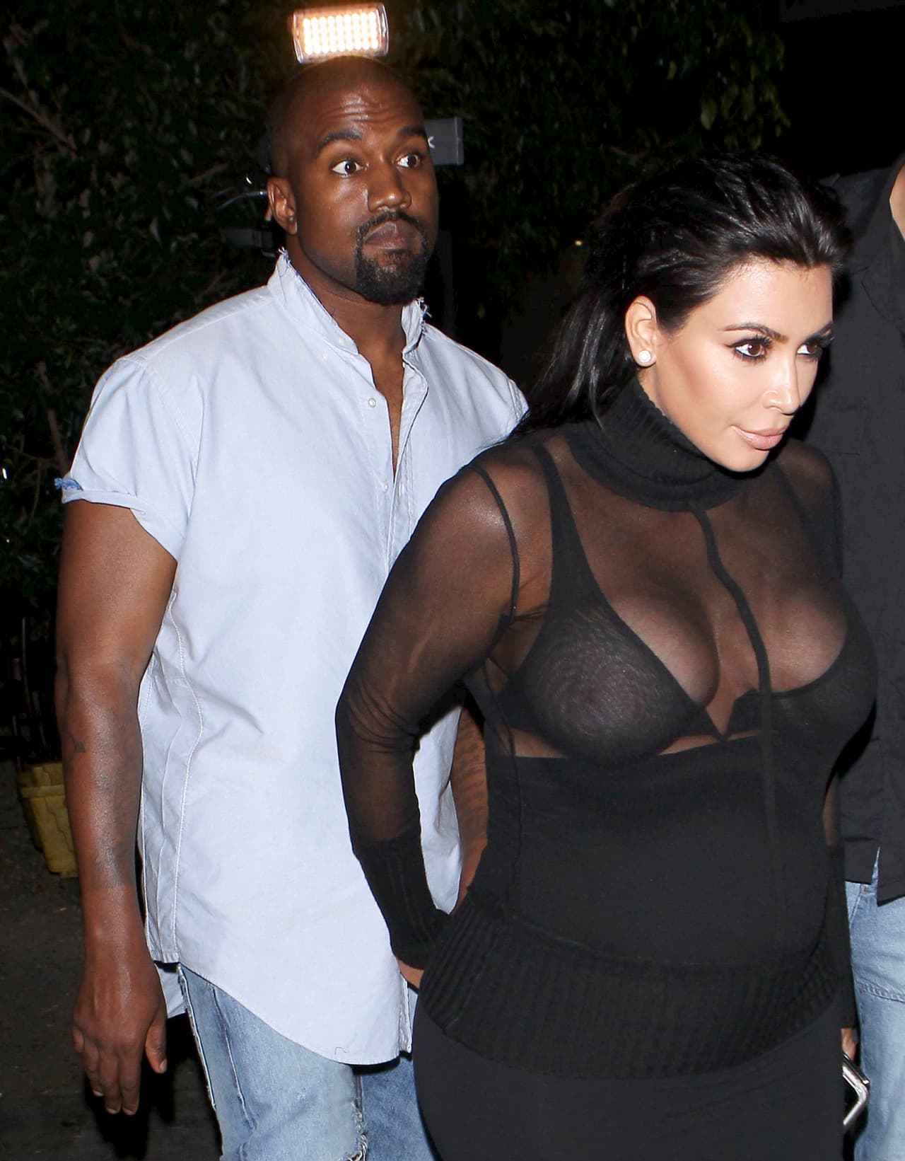 Kanye también quedó impactado.