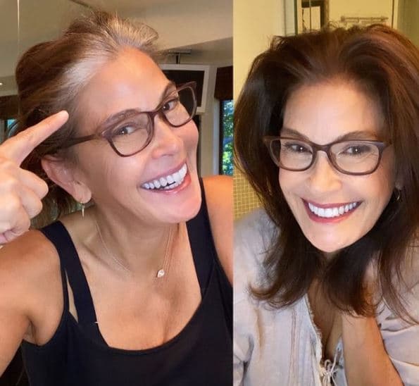 En octubre del 2020, 
<b>Teri Hatcher</b> compartió en su cuenta de Instagram una selfie muy casera de cómo lucen las primeras canas en su melena. Aunque mencionó que se siente más cómoda pintándolas, no le avergüenza mostrarlas.