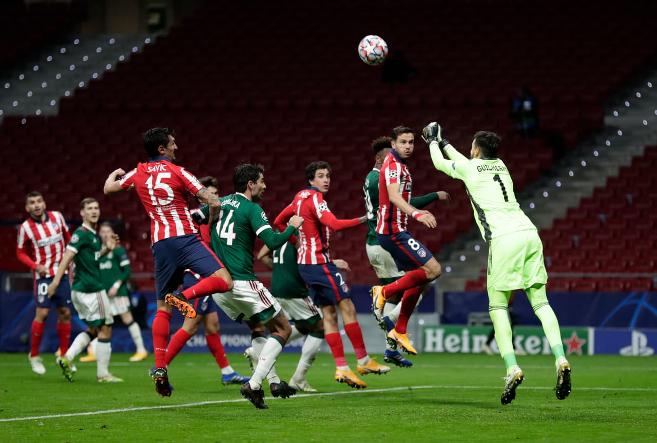 El Atlético de Madrid sufre frente al Lokomotiv de Moscú y se conforman con un punto al empatar 0-0.