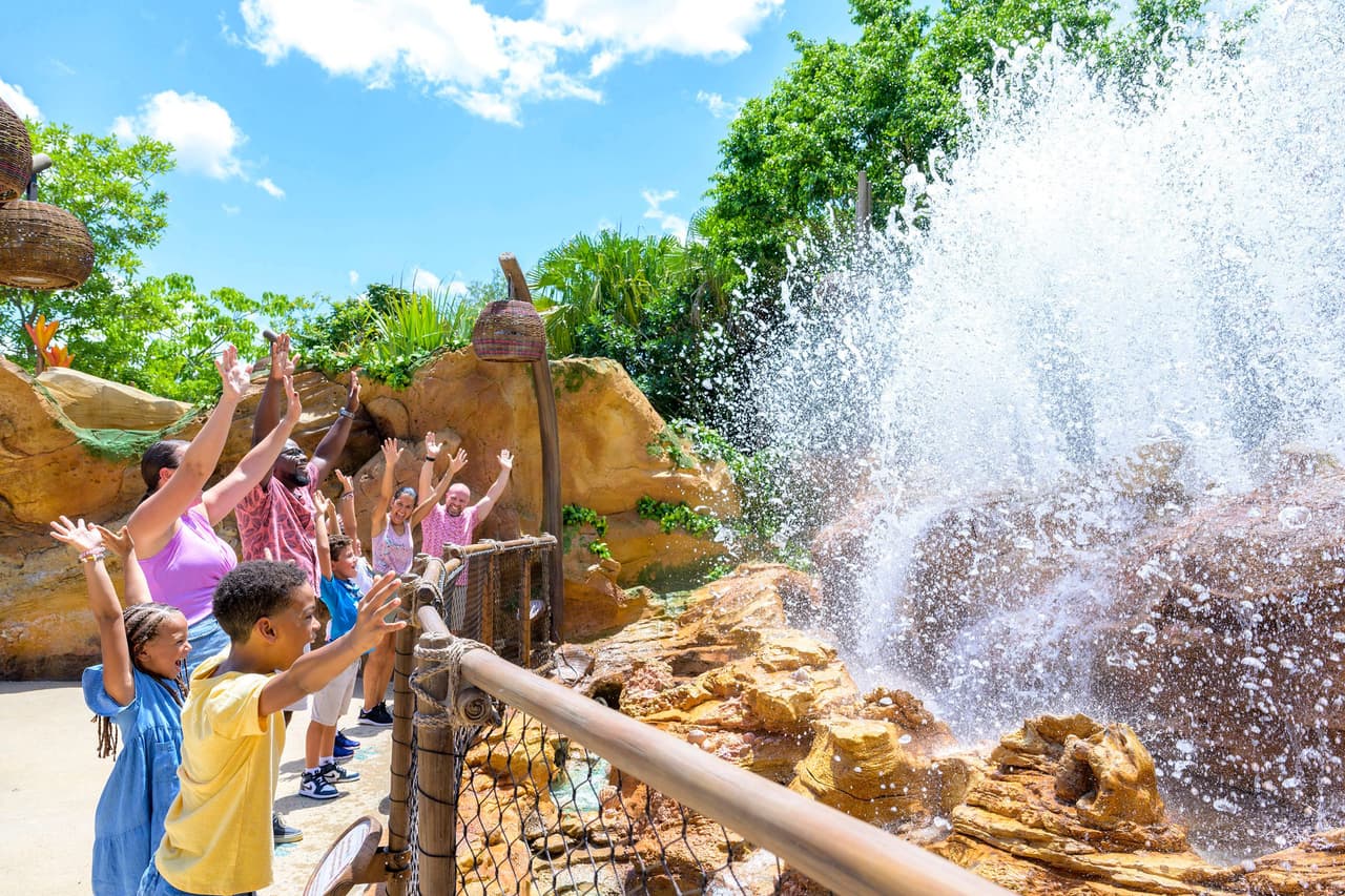 Mientras recorren el sendero, verán el agua en sus diversas formas a lo largo del ciclo del agua.