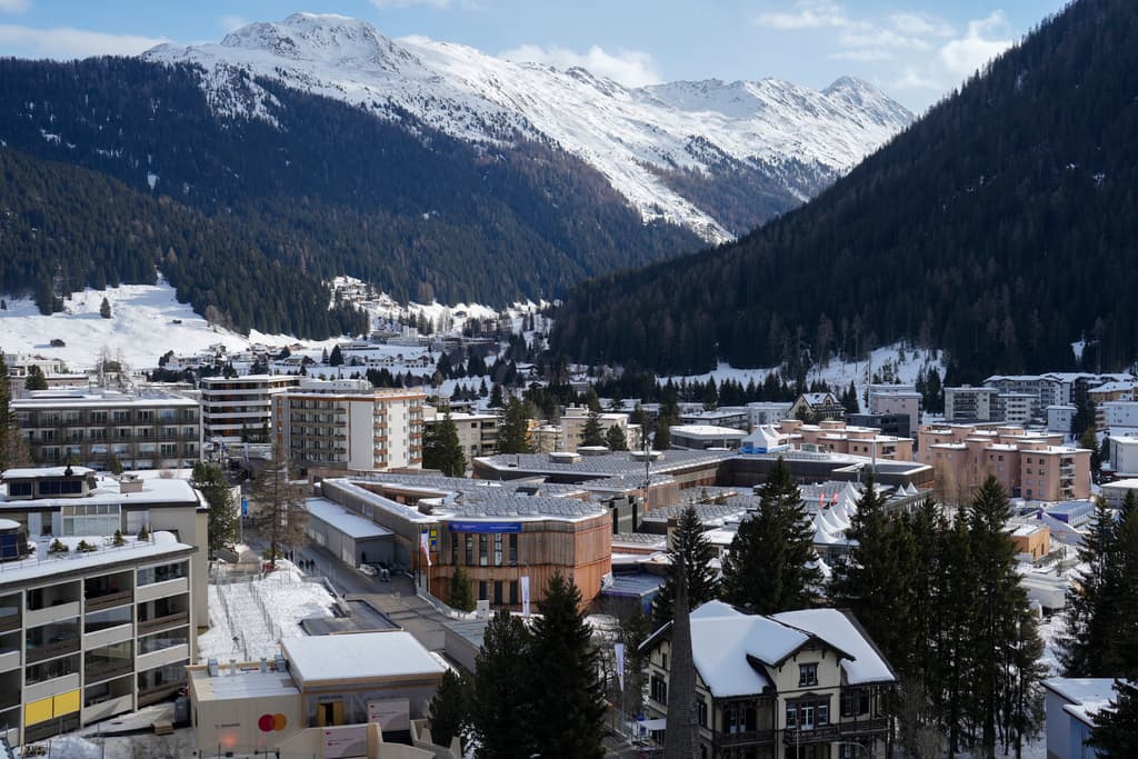 El pueblo de Davos, donde se celebra el Foro Económico Mundial, en los alpes suizos.