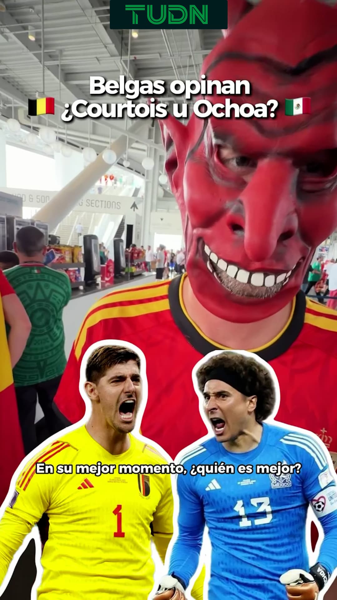 Ojo a lo que la afición belga piensa de Ochoa, ¿mejor que Courtois?