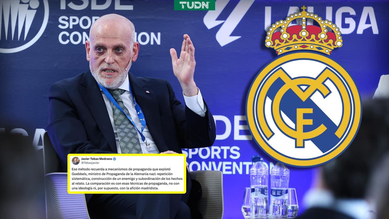 Real Madrid pide la renuncia de Javier Tebas, presidente de LaLiga  