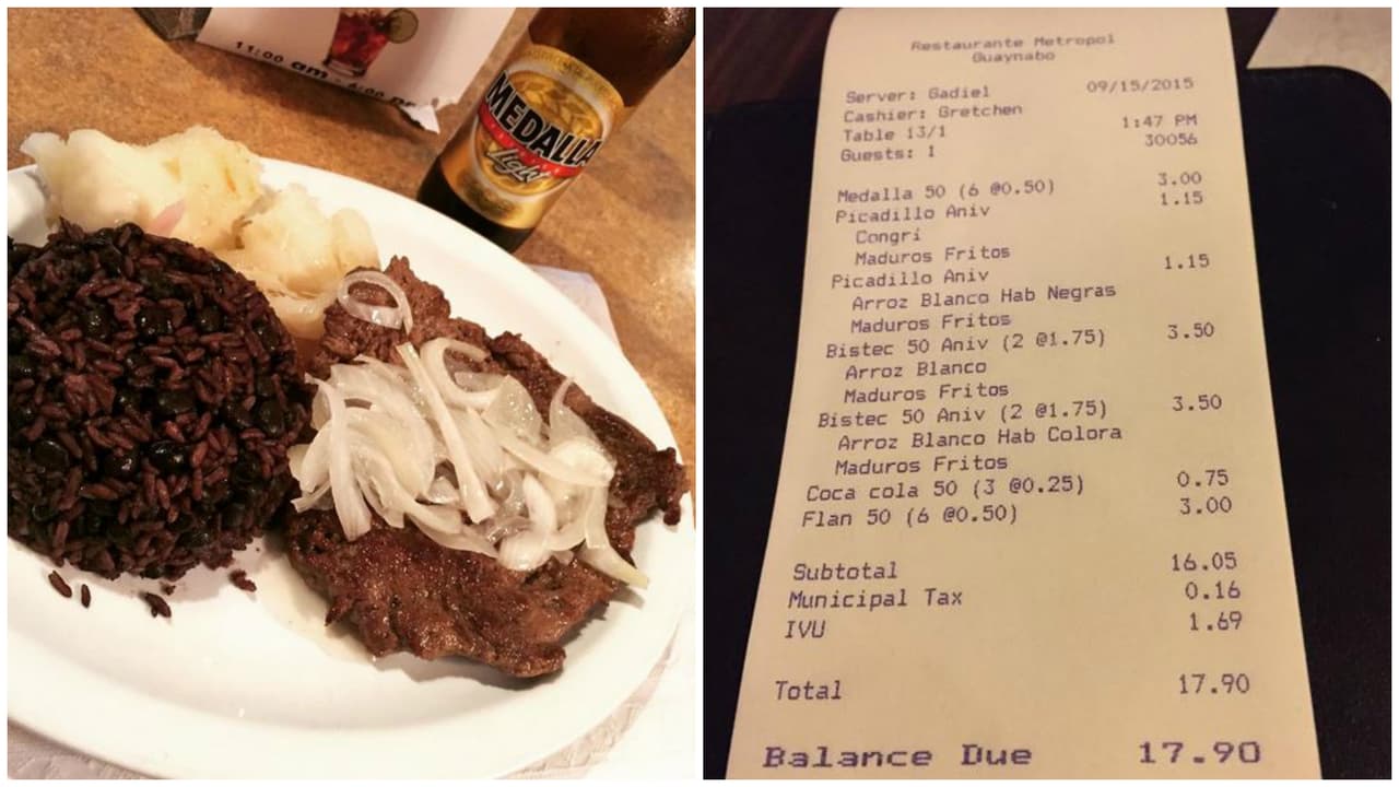 Restaurante celebra aniversario con precios del 1965