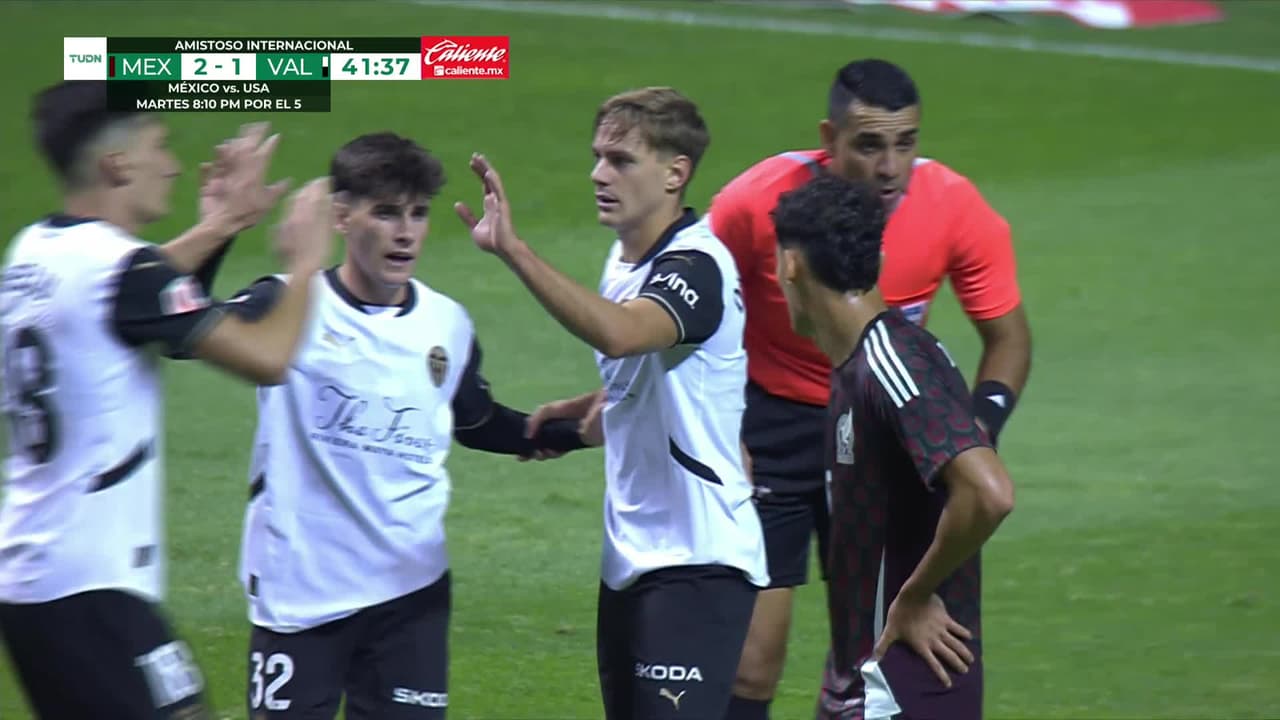 ¡Valencia descuenta! Golazo de Dani Gómez que pone el 2-1 ante el Tri