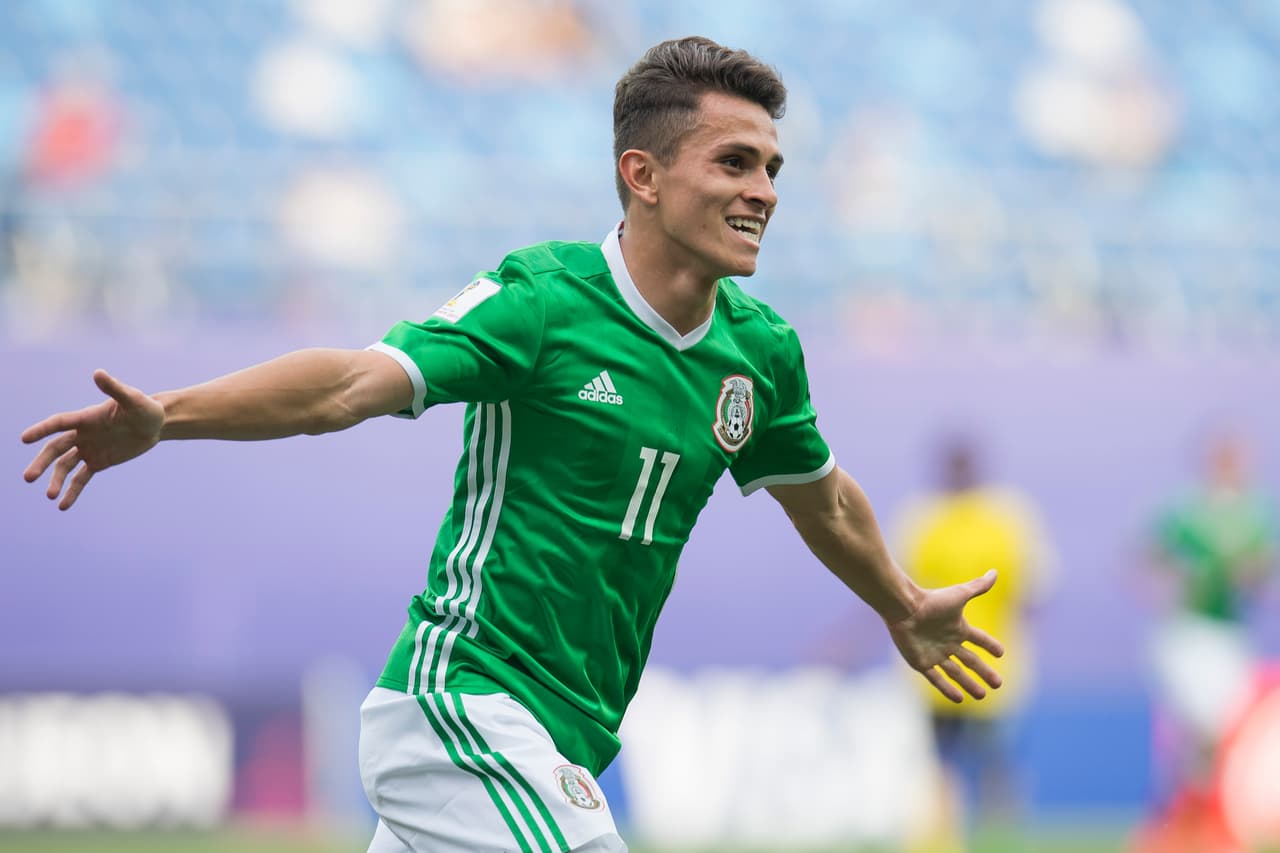 Kevin Magaña anotó el primer tanto del partido a los 10 minutos de juego