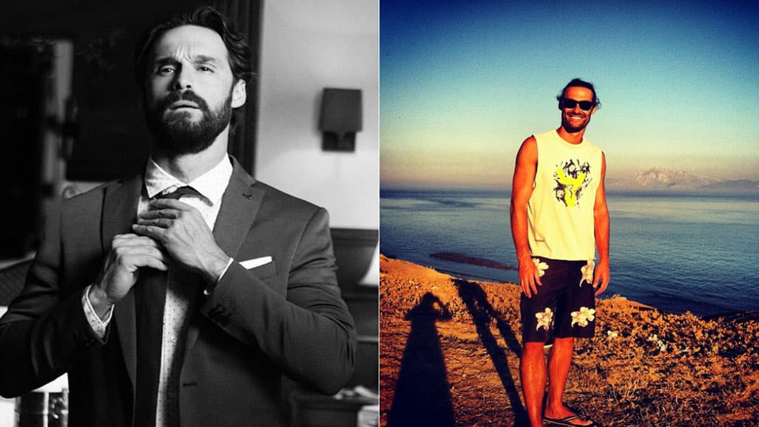 Algo que caracteriza a Iván Sánchez es su abundante barba, casi no lo vemos sin ella.