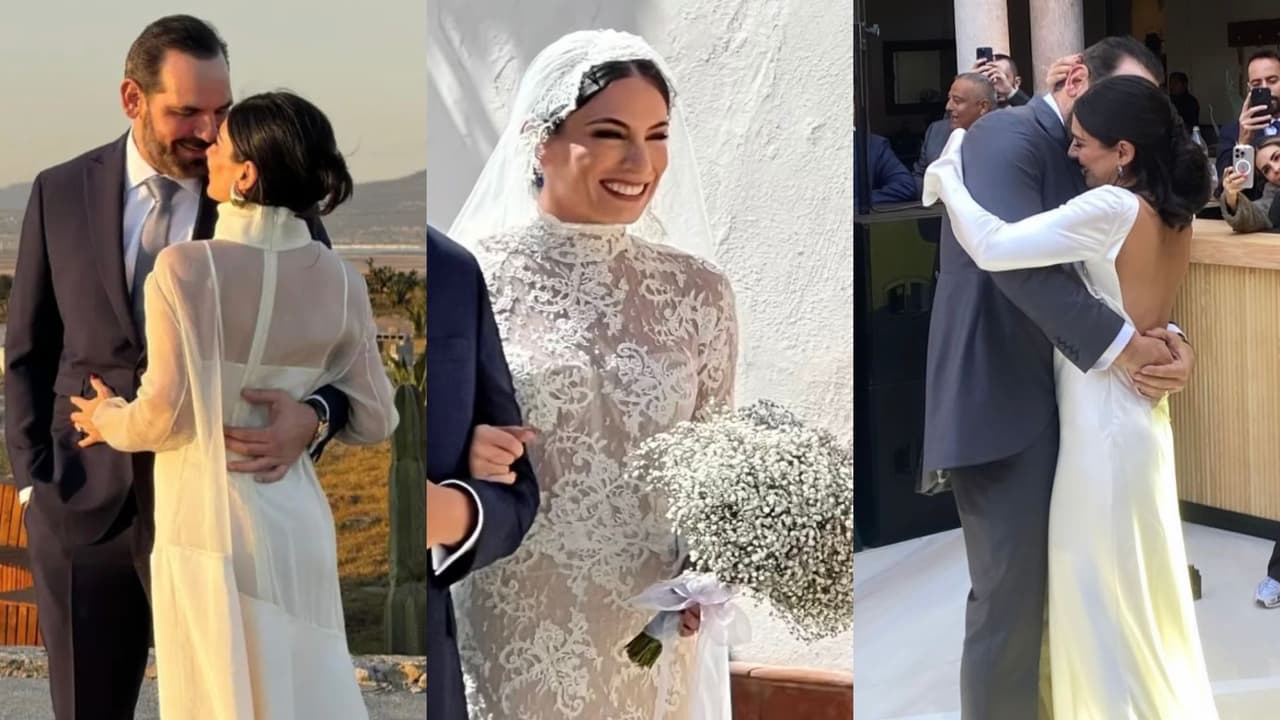 Ana Brenda Contreras y todos los vestidos de novia que lució en su boda
