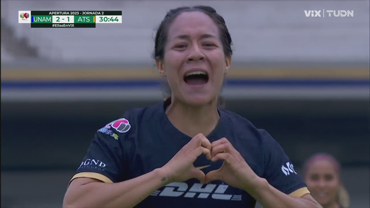 ¡Con dedicatoria especial! Dania Padilla aumenta la ventaja para Pumas