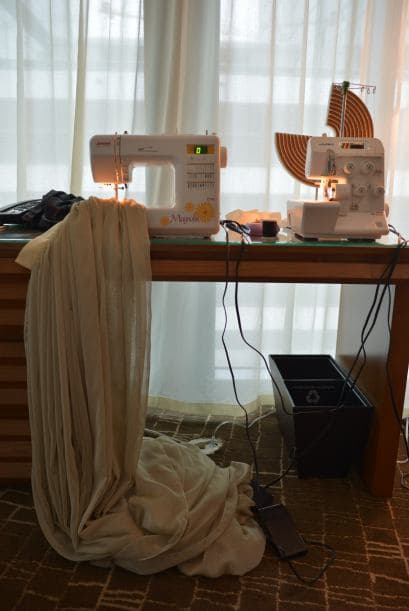 Nos mostró que a parte de su vestuario le están haciendo los últimos arreglos. ¡Qué emoción!