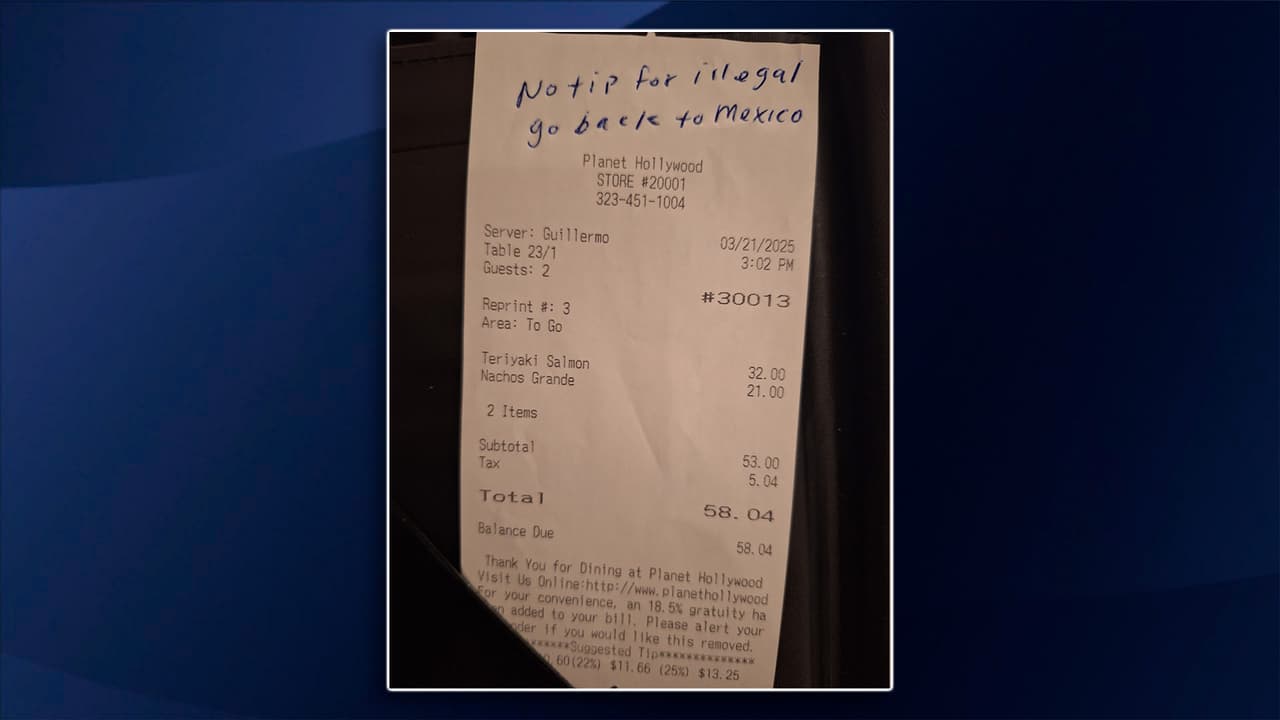 “No hay propina para ilegales. Regresa a México”: el mensaje que descubrió Guillermo Ortiz.