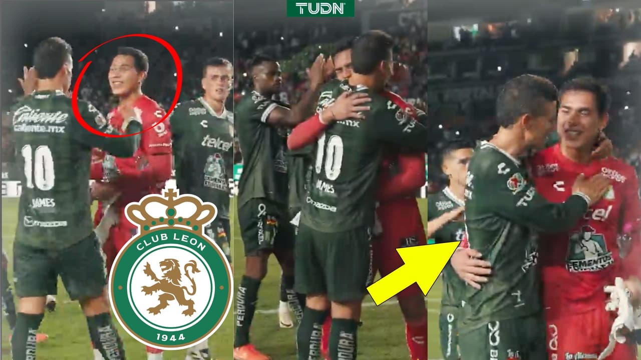 James Rodríguez y su hermoso gesto con portero debutante de León