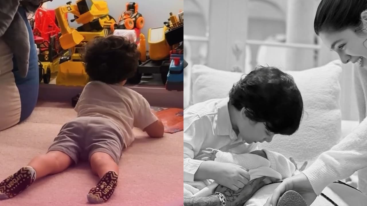 Nadia Ferreira muestra cómo cuida a sus dos hijitos a la vez: son una ternura