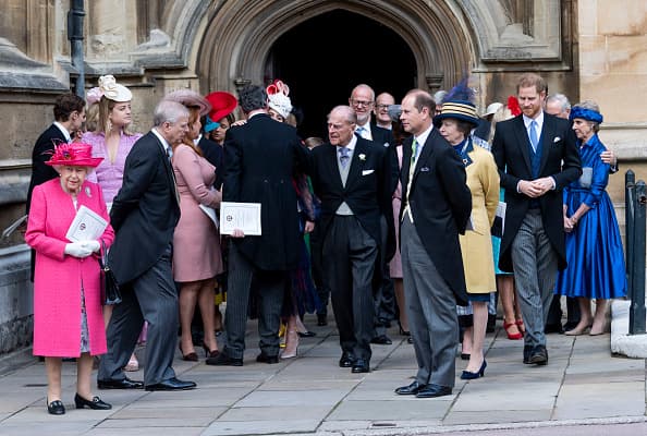 Los invitados se dirigieron hacia la casa de campo de Frogmore House, donde prosiguieron con los festejos.