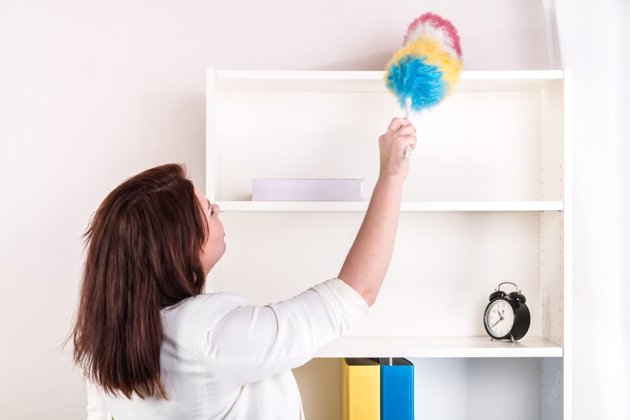 <b>Los plumeros eliminan el polvo. </b>Es una mentira, pues lo único que hacen es esparcirlo y moverlo de lugar, pero no retenerlo.