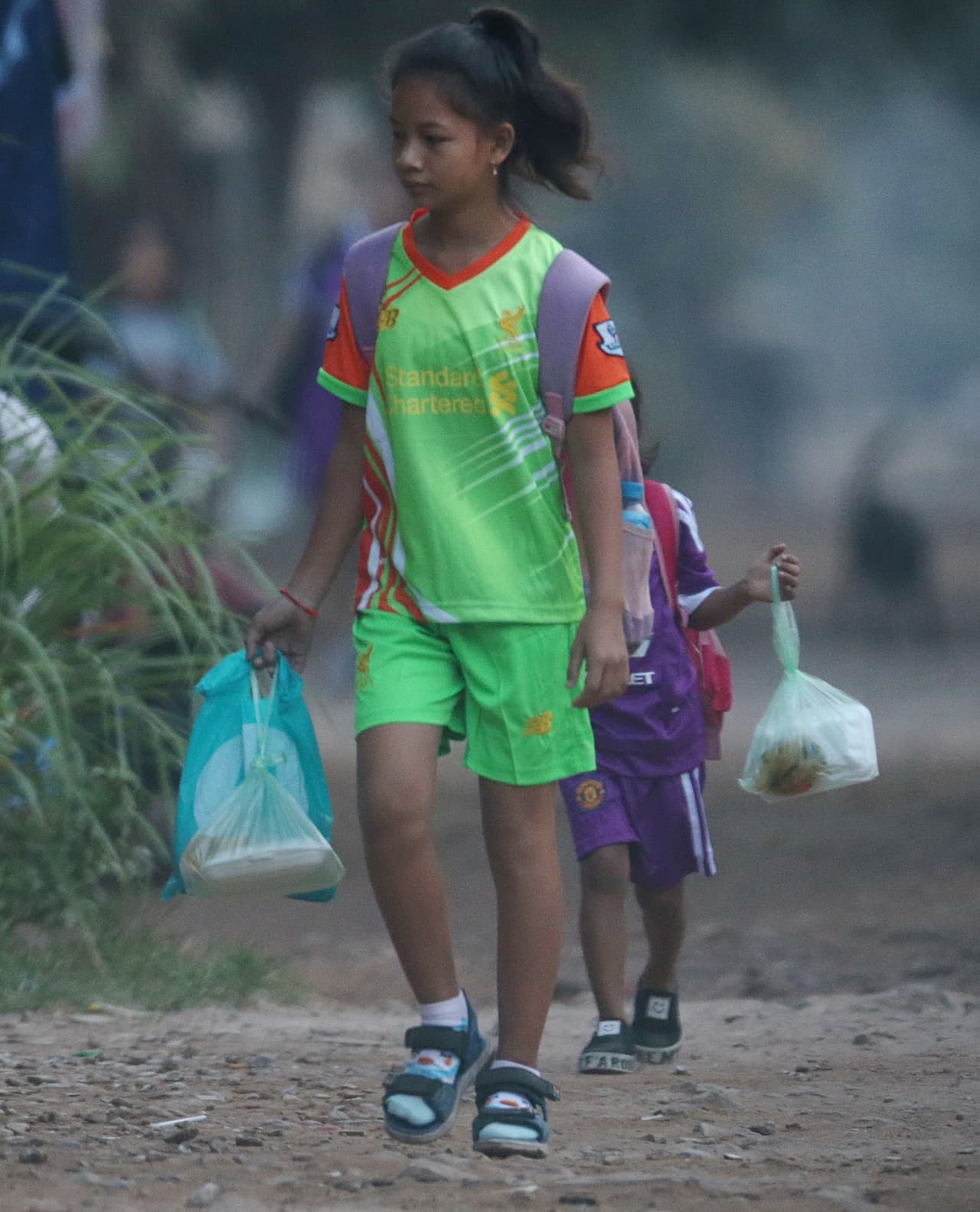 La familia camboyana consta de diez hermanos.