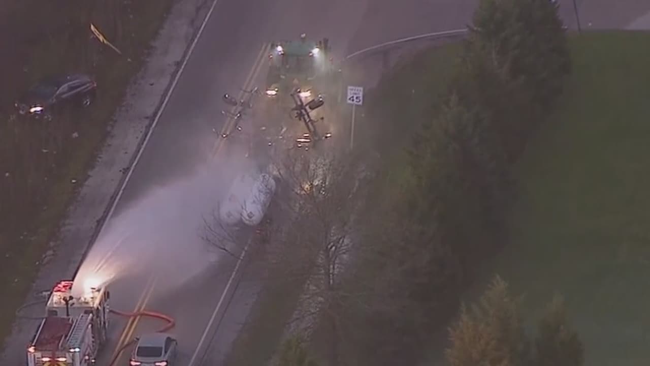 Un derrame químico en Beach Park provocó que residentes no pudieran salir de casa