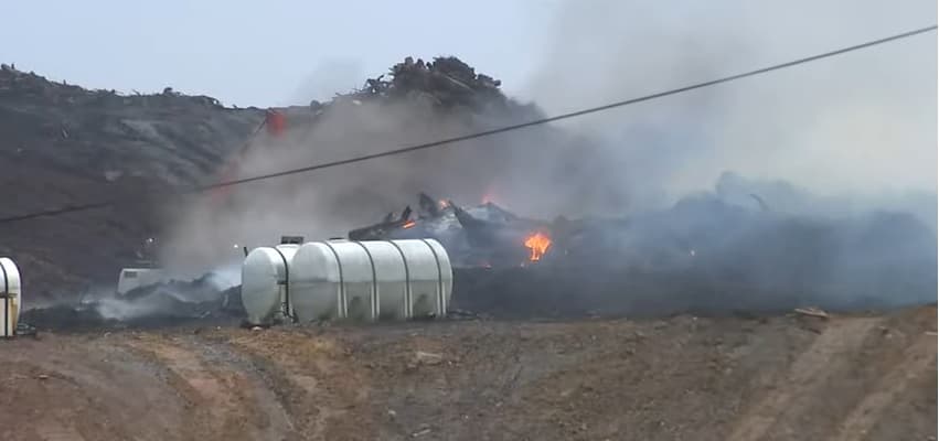 Incendio en vertedero al noreste de Raleigh preocupa a vecinos, lleva cinco días