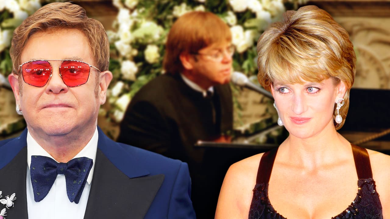 Elton John revela cuál fue su mayor miedo en el funeral de la princesa Diana
