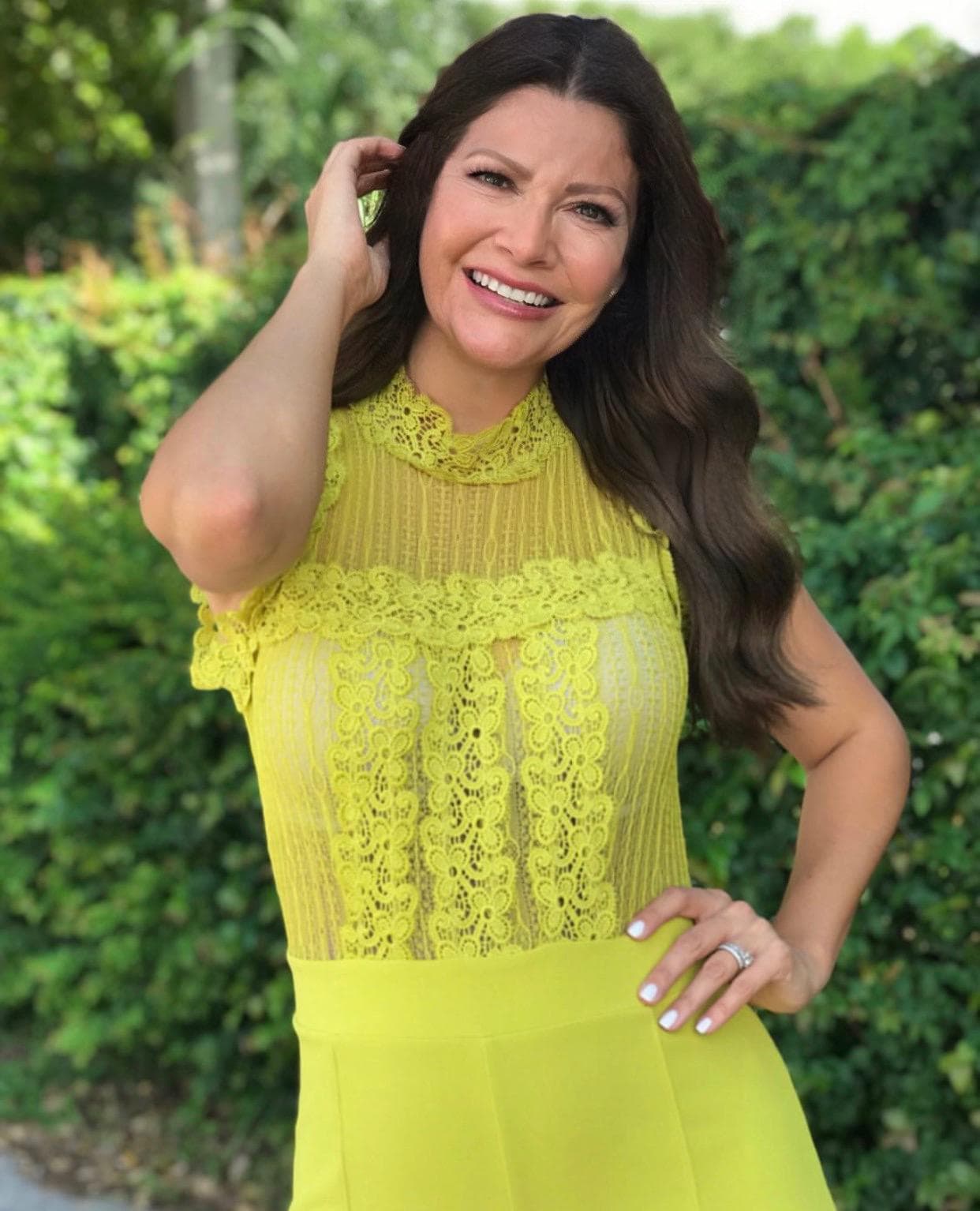 En aquella ocasión, Ana Patricia también pensó en el parecido con su mamá y le agradó que en unos años podría verse jovial y agradable, tal como la señora Alicia Montes.