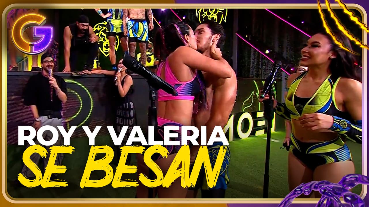 Roy y Valeria se dan un SORPRESIVO BESO durante la prueba