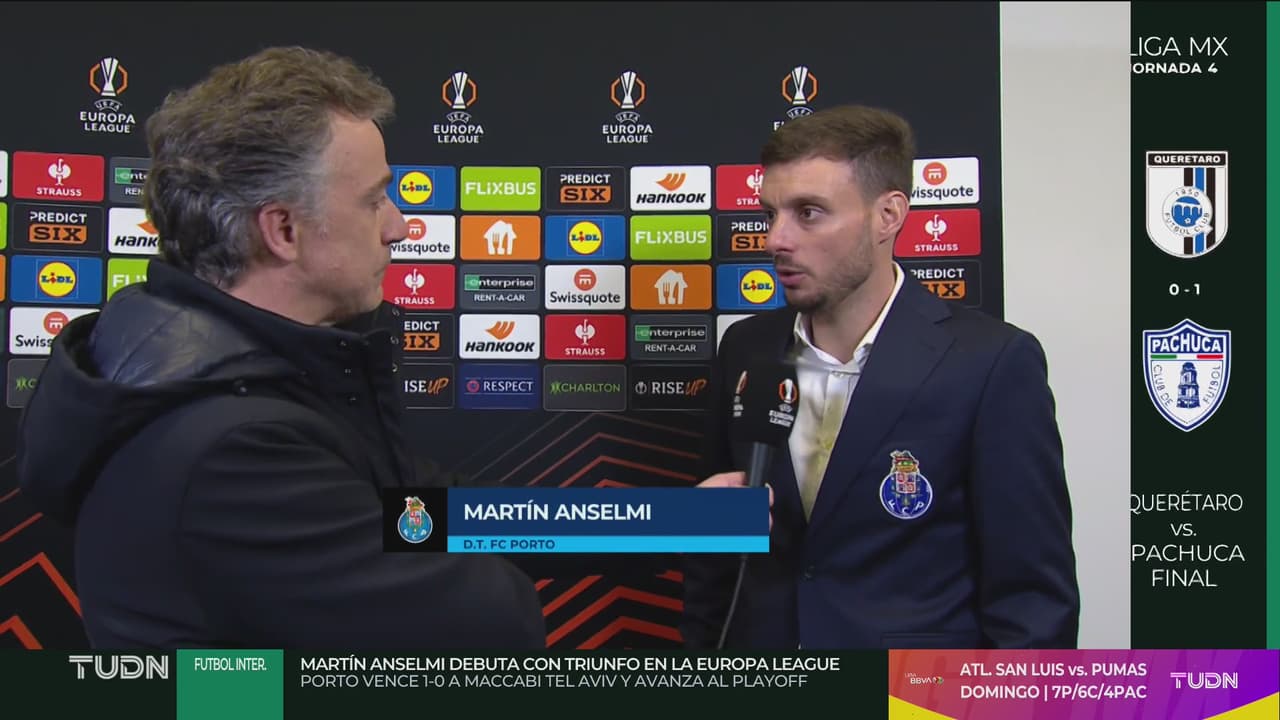 Martín Anselmi: “Una victoria importante por ser la primera en Europa”