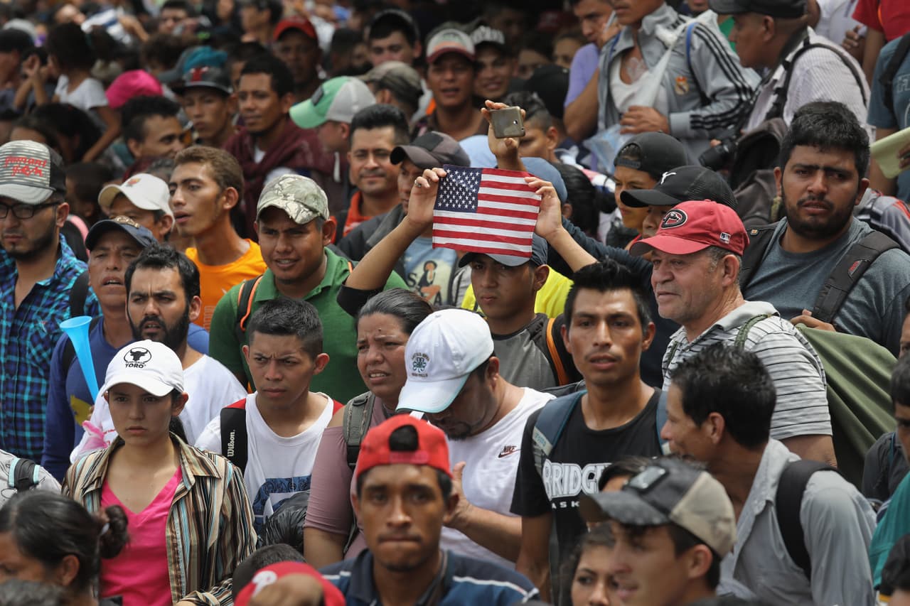 Estos centroamericanos llegaron a EEUU en otras caravanas y pasaron la entrevista del miedo creíble