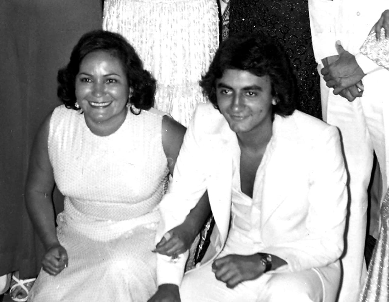 Carmen Salinas y su hijo, Pedro