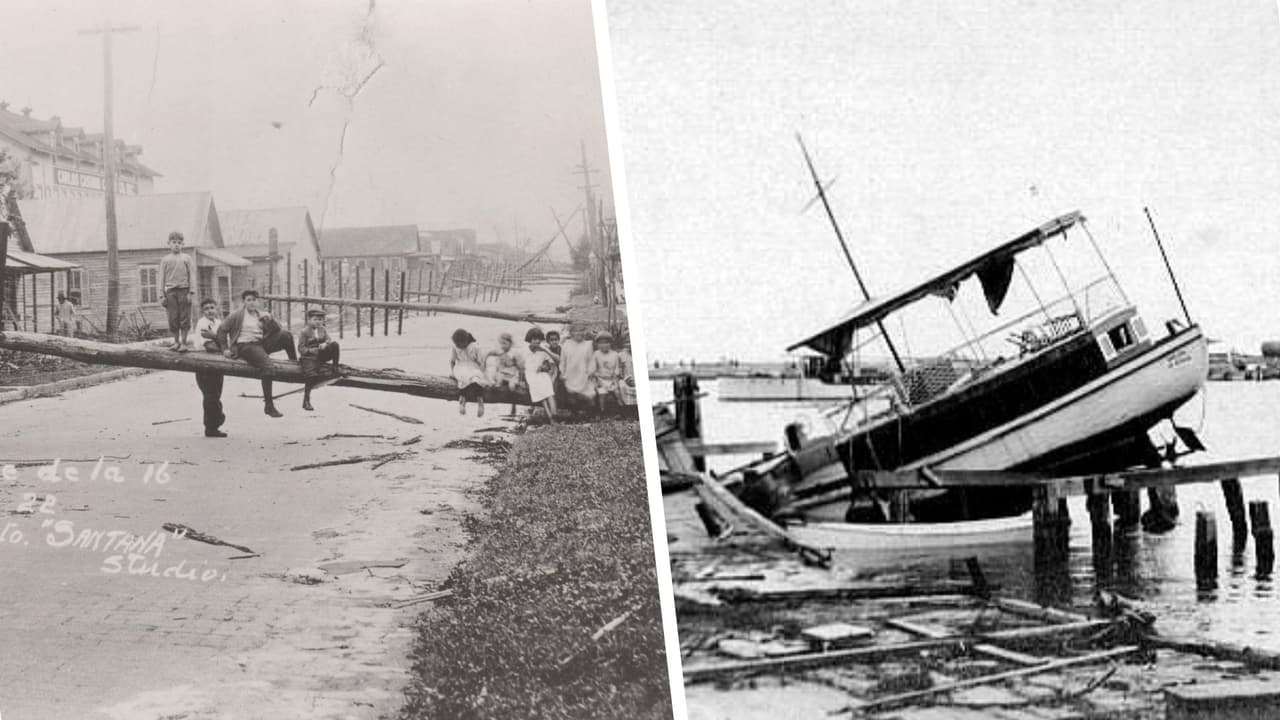 Así fueron los daños que dejó el huracán histórico que arrasó la bahía de Tampa en 1921