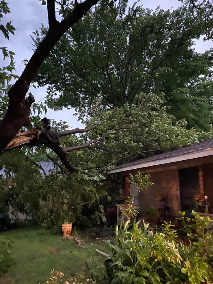 Existe la posibilidad de 
<b>tormentas aisladas, caída de granizo y ráfagas de viento de hasta 65 mph.</b>
