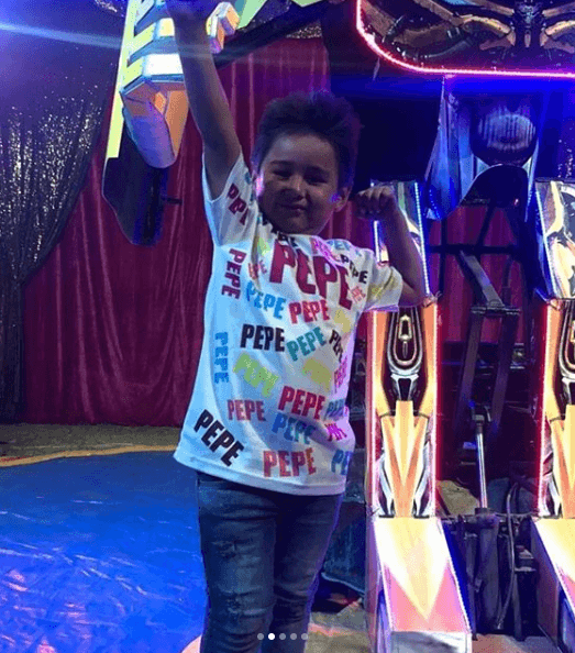 El capitán de 'Giovani y sus Sacachispas' Reamente la pasó muy bien, y pudo disfrutar el show desde la primera fila.