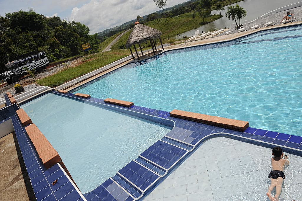 Es una zona de recreación para chicos y grandes.