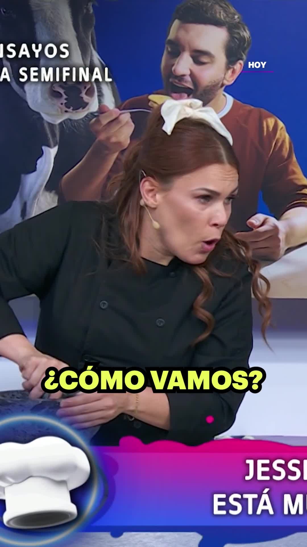 Galilea se quema en los ensayos de las tlayudas de Hoy soy el Chef