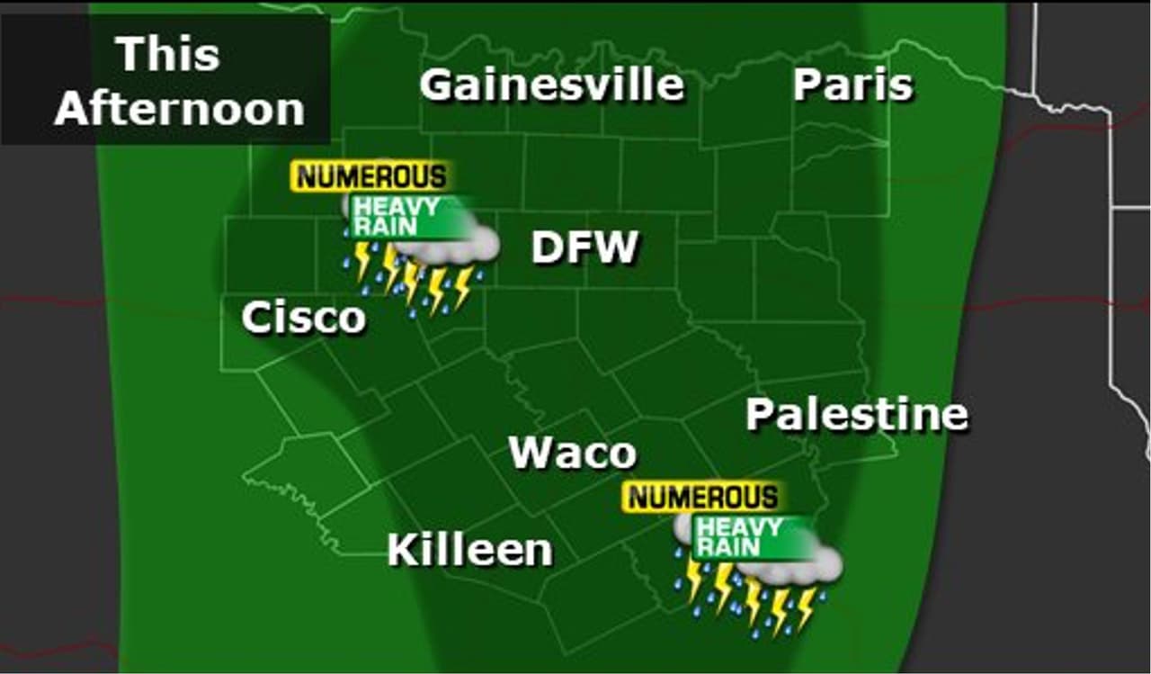 Zona bajo riesgo tras el mediodía este domingo 12 de mayo.