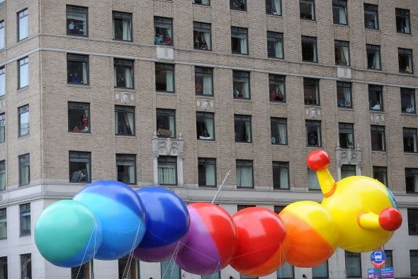 Esta oruga fue la sensación para los más chiquitos de la familia.