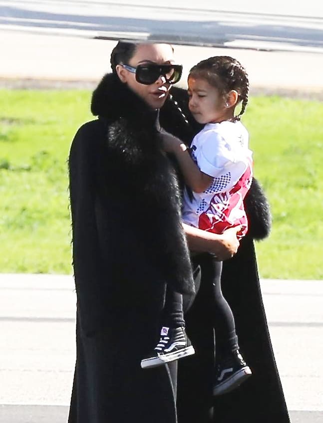 Pero Kim logró calmarla.