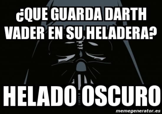 Únete al lado oscuro de la fuerza y ríete un poco con estas bromas de la película.