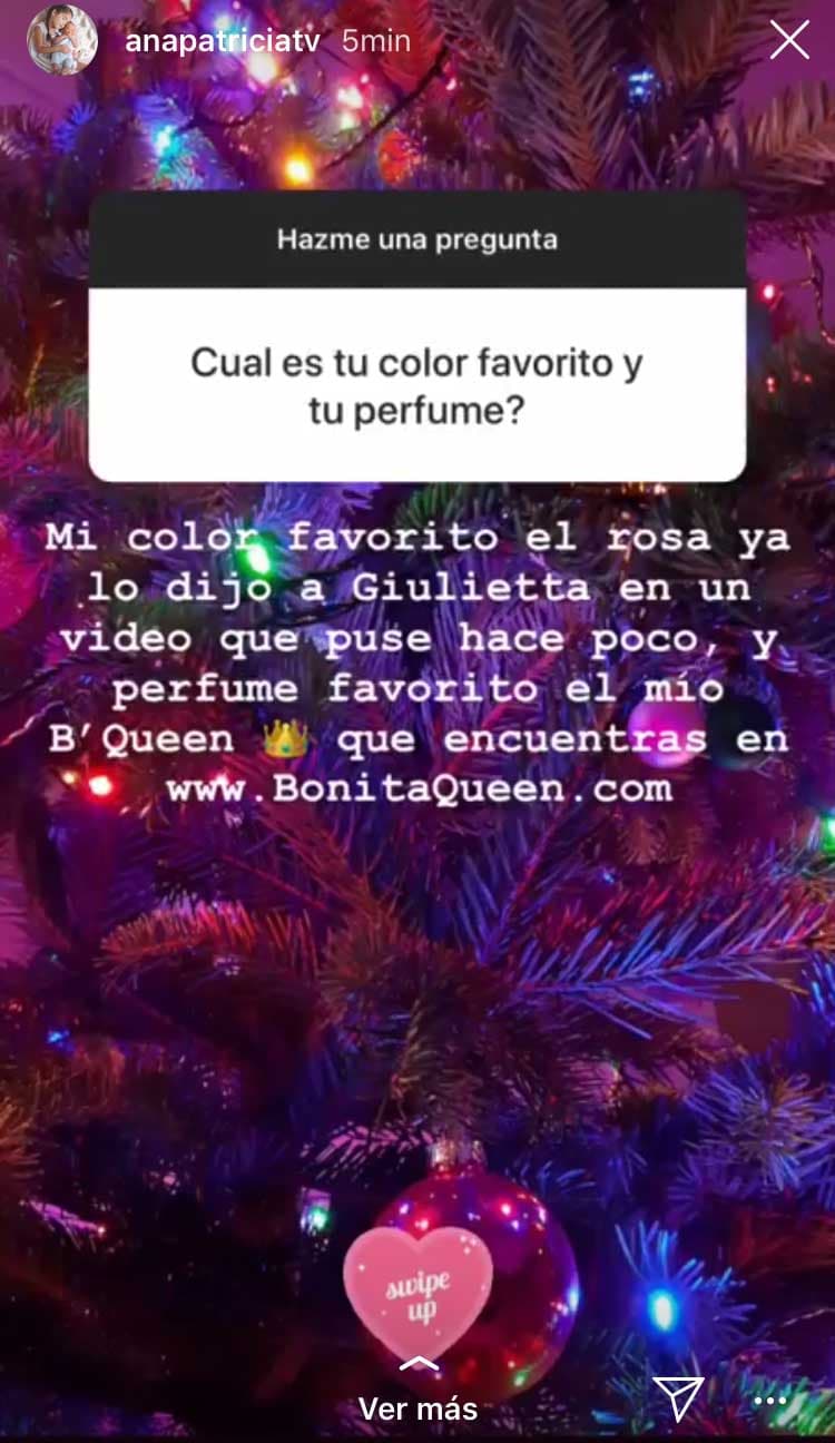Ana Patricia respondió a las preguntas de sus seguidores en Instagram.