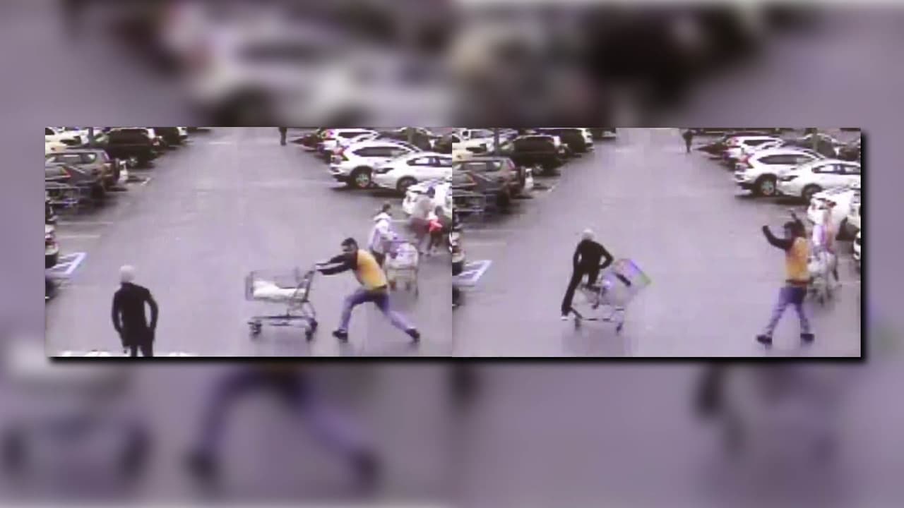 "Estamos eternamente agradecidos": hombre ayuda a policía a detener a sospechoso con carrito de Walmart