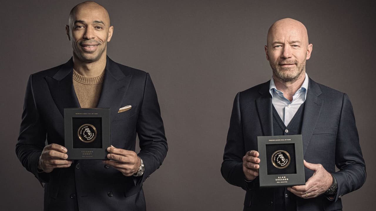Premier League crea su Hall of Fame: Henry y Shearer, investidos