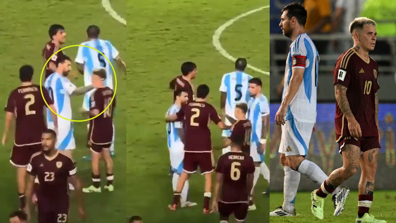 Fuerte cruce entre Messi con Soteldo y Rondón en el Venezuela vs. Argentina