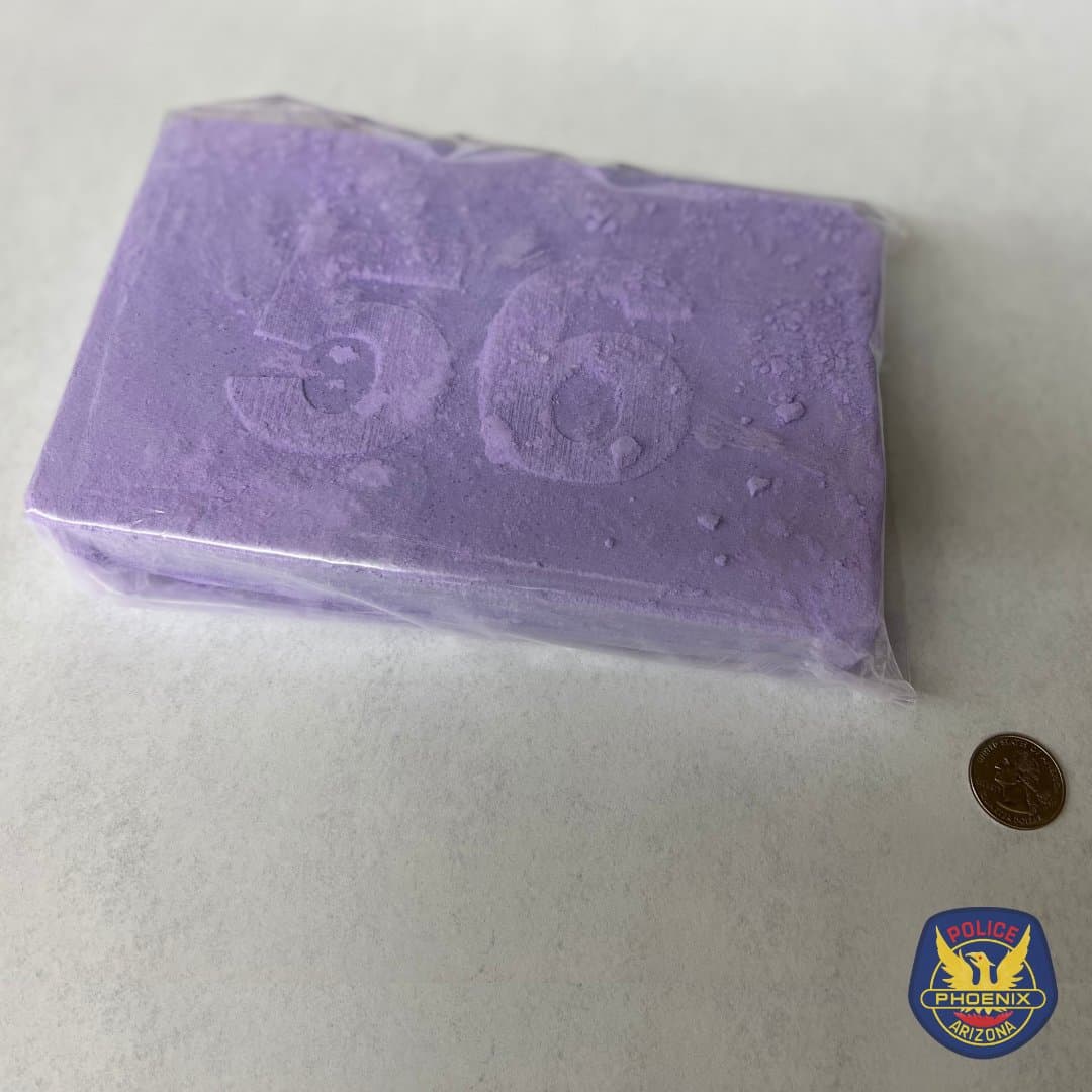 También se tenía conocimiento de los bloques de polvo de fentanilo.