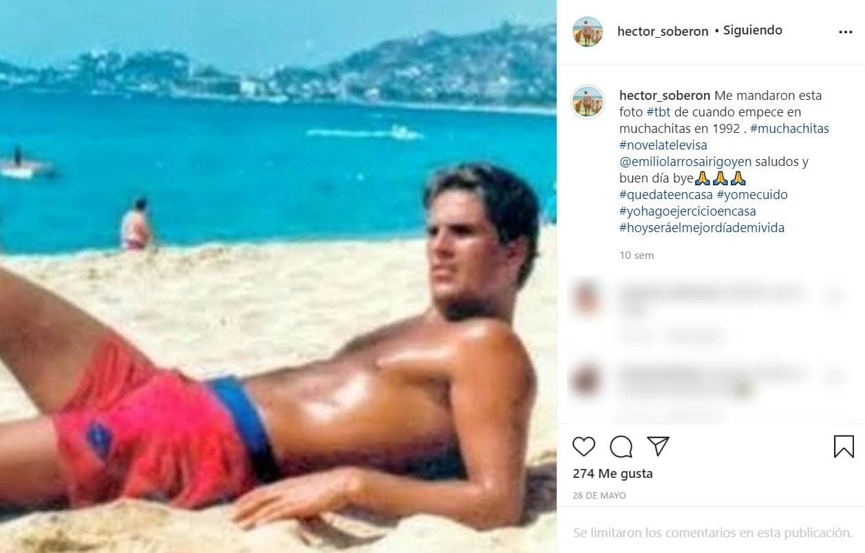 Como dato curioso, el primer personaje que interpretó Héctor Soberón en una telenovela fue Víctor en 'Muchachitas' (1991), el cual trabajaba como salvavidas.