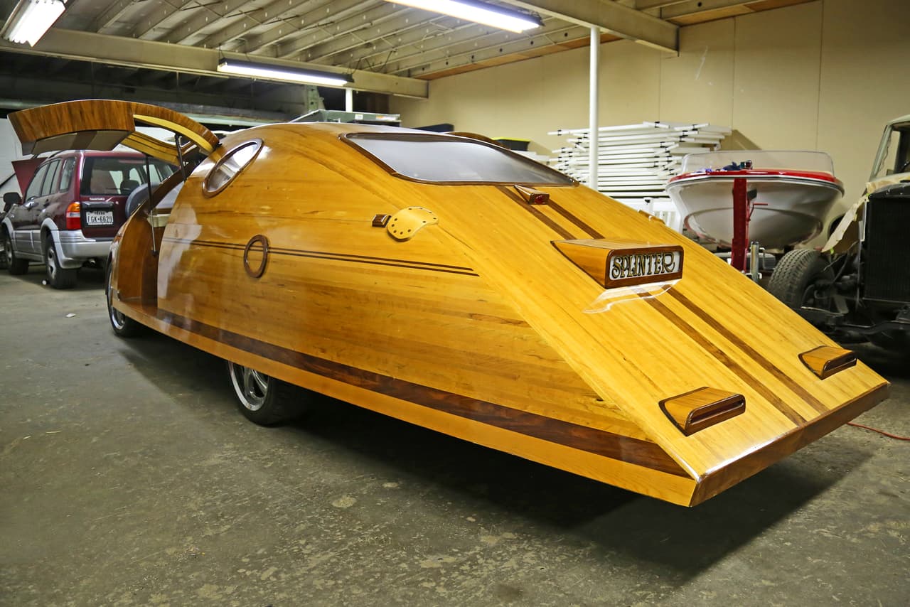 Hasta los detalles más pequeños de Splinter fueron construidos en madera.