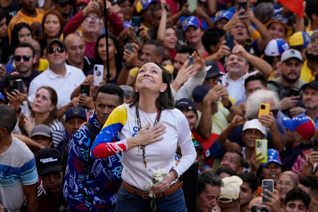 La venezolana María Corina Machado gana el Premio Nobel de la Paz